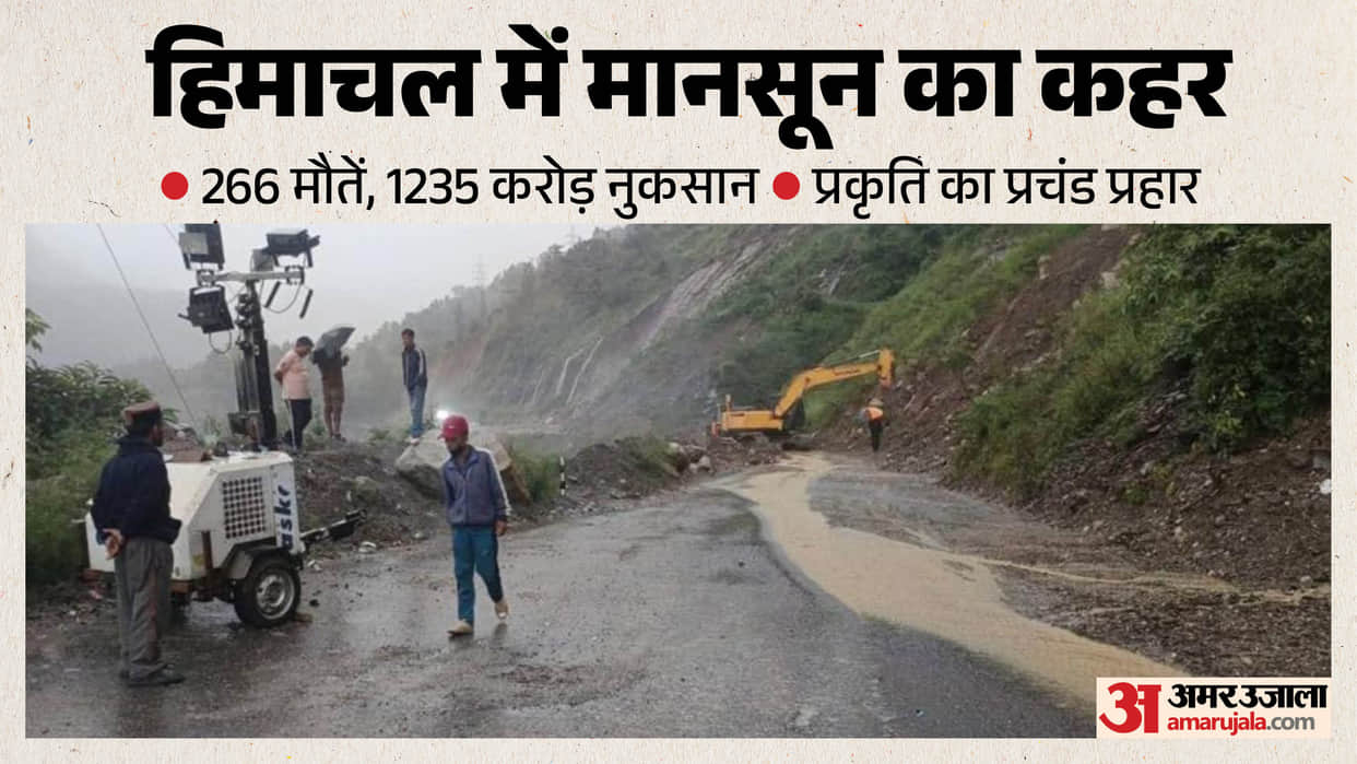 himachal monsoon 2026 266 deaths 1235 crore damage