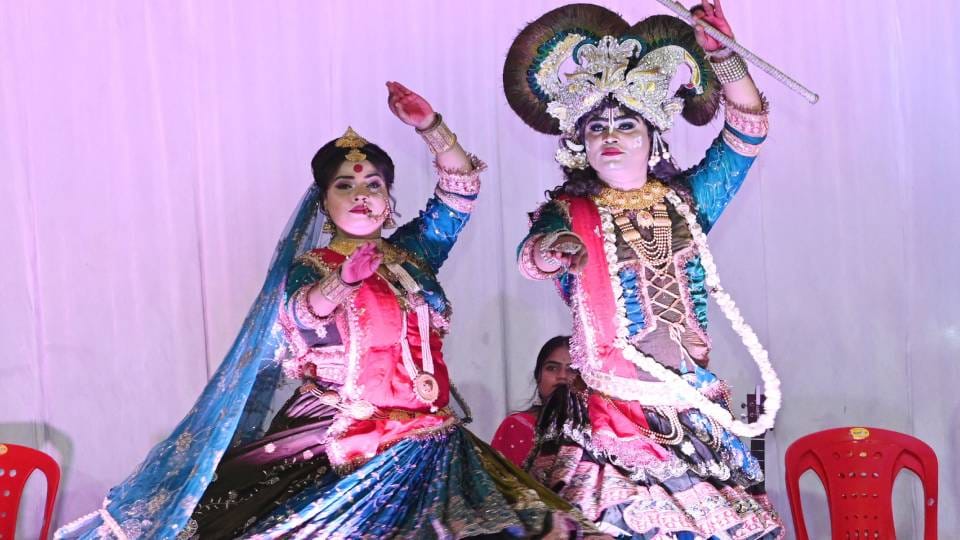 Janmashtami celebrations in Lucknow Homes temples and police stations decorated to welcome Lord Krishna