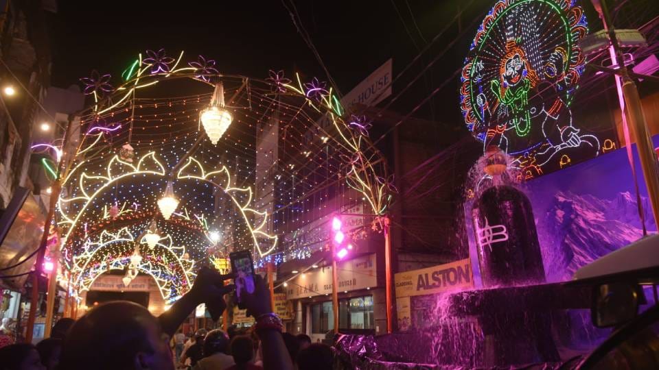Shri Krishna Janmotsav lucknow painted in colors of Krishna joy of Janmashtami resonates from temples to thana