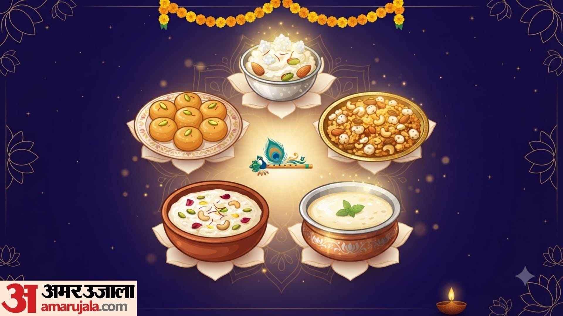 how to make panch bhog for shri krishna janmashtami at home