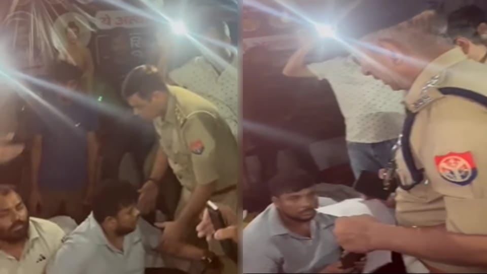 Slap Case: Police Remove Hunger-Striking Ravi Gautam Late at Night, Cite Health Concerns