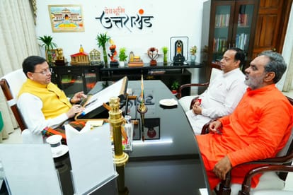 सीएम धामी से मिले बीकेटीसी अध्यक्ष