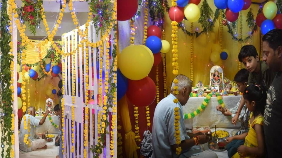 Shri Krishna Janmotsav lucknow painted in colors of Krishna joy of Janmashtami resonates from temples to thana