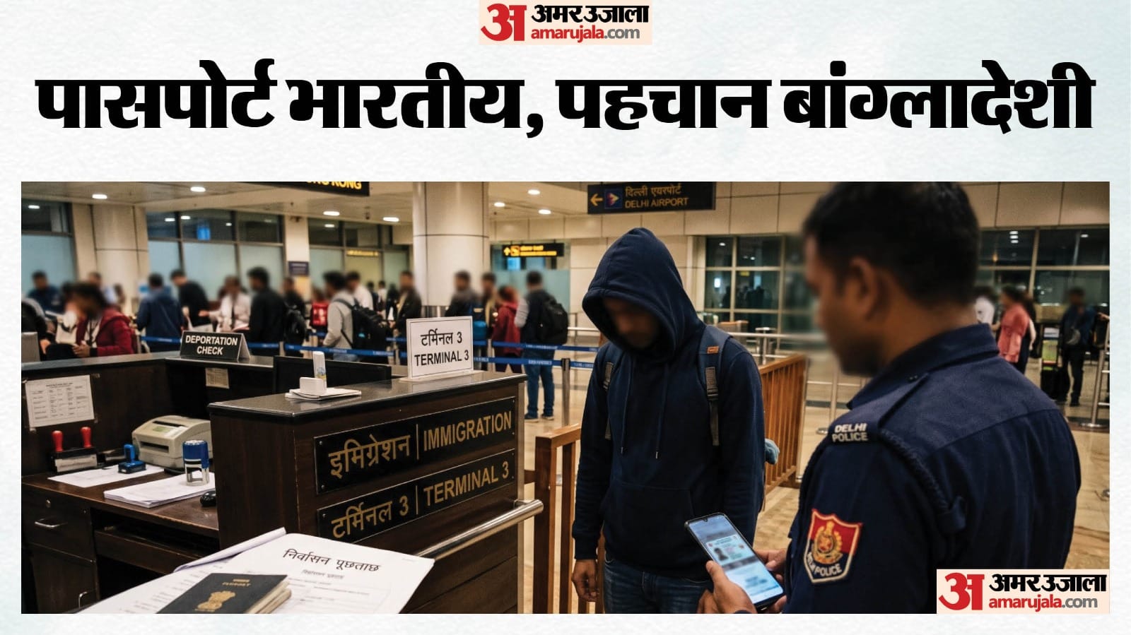 भारतीय बनकर गया हांगकांग, जांच में बांग्लादेशी निकला