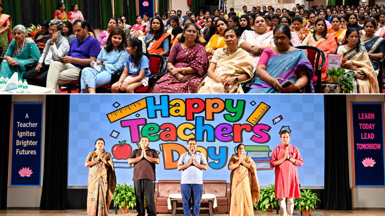 Teachers Day Ganga Gurukulam showcases a blend of innovation and creativity, with teachers captivating with