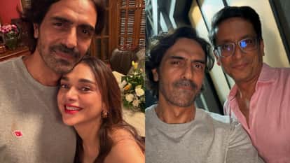 Arjun Rampal wraps O Saathi Re shoot shares pics with Aditi Rao Hydari And imtiaz ali