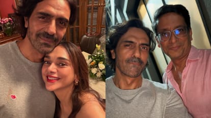 Arjun Rampal wraps O Saathi Re shoot shares pics with Aditi Rao Hydari And imtiaz ali