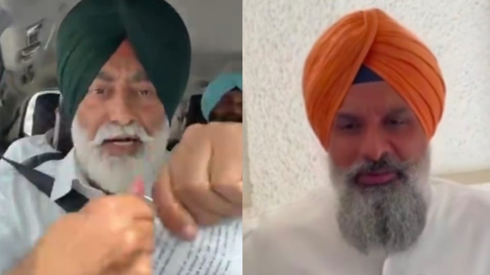सुखपाल खैरा और बिक्रम मजीठिया