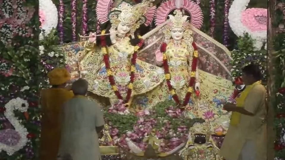 श्रीकृष्ण जन्मभूमि से पहली तस्वीर।