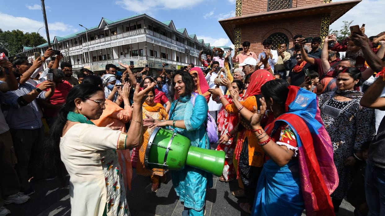 A message of harmony from Lal Chowk to those spreading hatred.