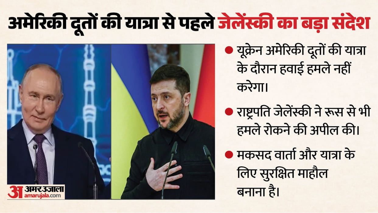 russia ukraine attacks us envoys peace talks Volodymyr Zelenskyy