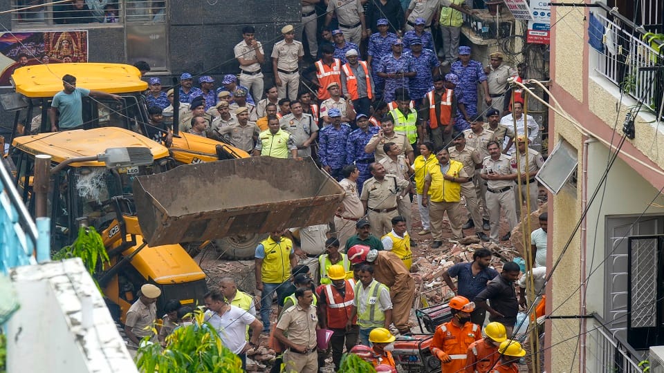 Construction underway in basement of 55-square-yard building MCD unaware Satya Niketan incident raise question