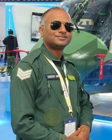 Air Force Jawan Sanchit Gupta Cremated With Military Honours in Kanpur Dehat