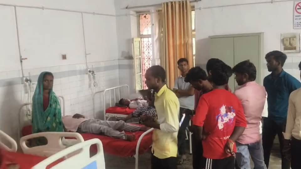 Seven villagers sustained burn injuries after being struck by lightning in Lakhimpur Kheri