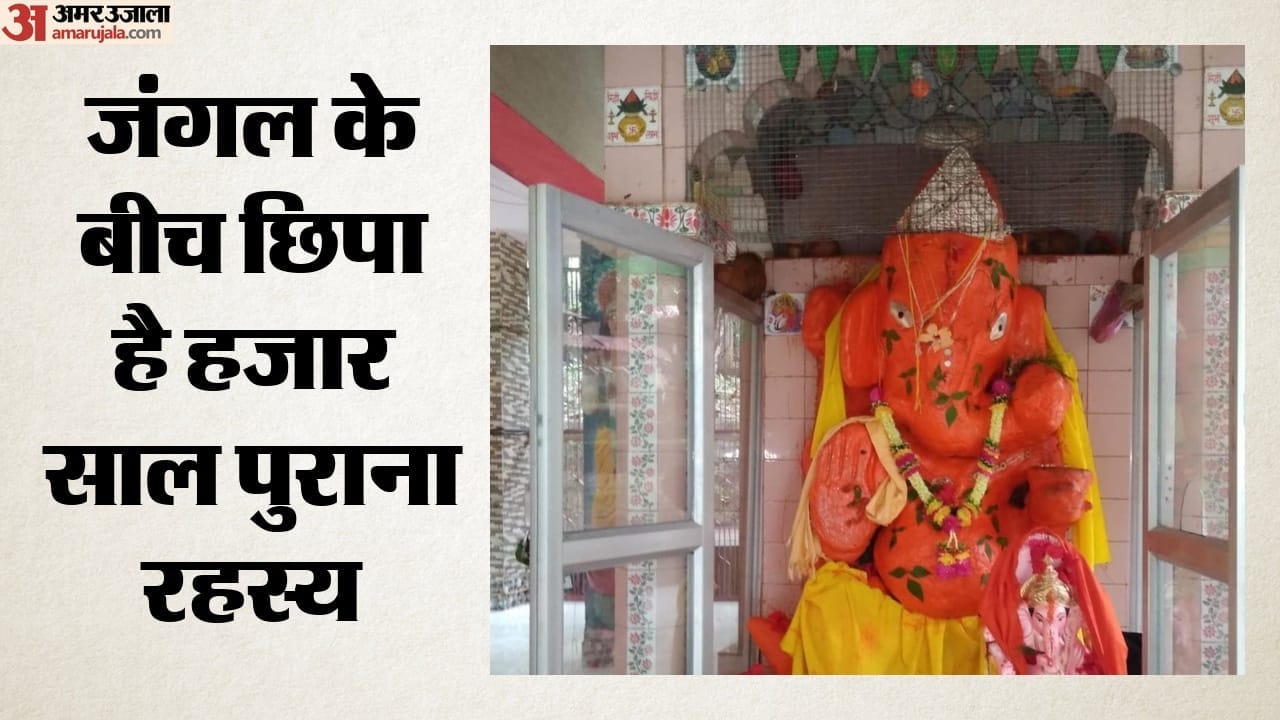The size of the Ganesha idol is increasing year by year, a rare Ganesha idol from the Kalchuri period.