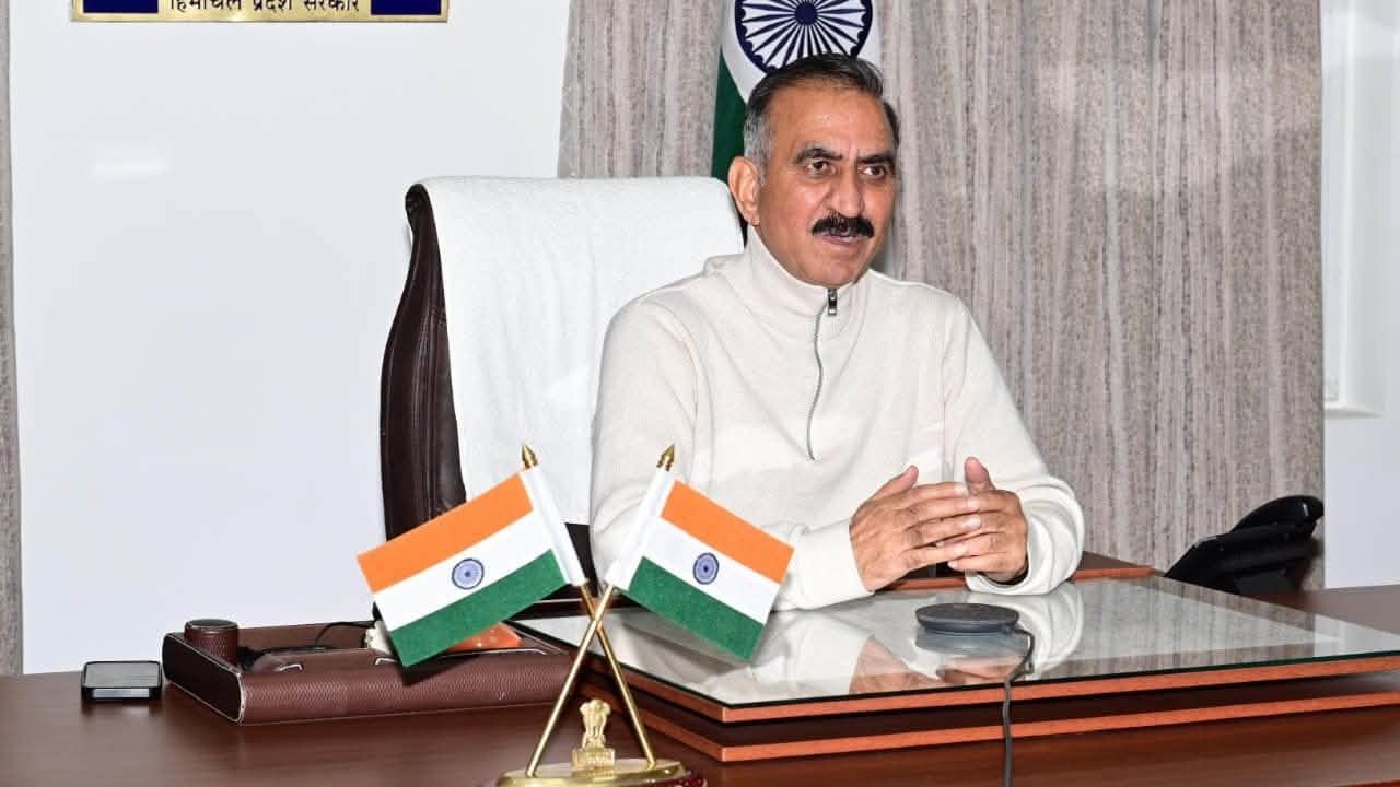 मुख्यमंत्री सुखविंद्र सिंह सुक्खू