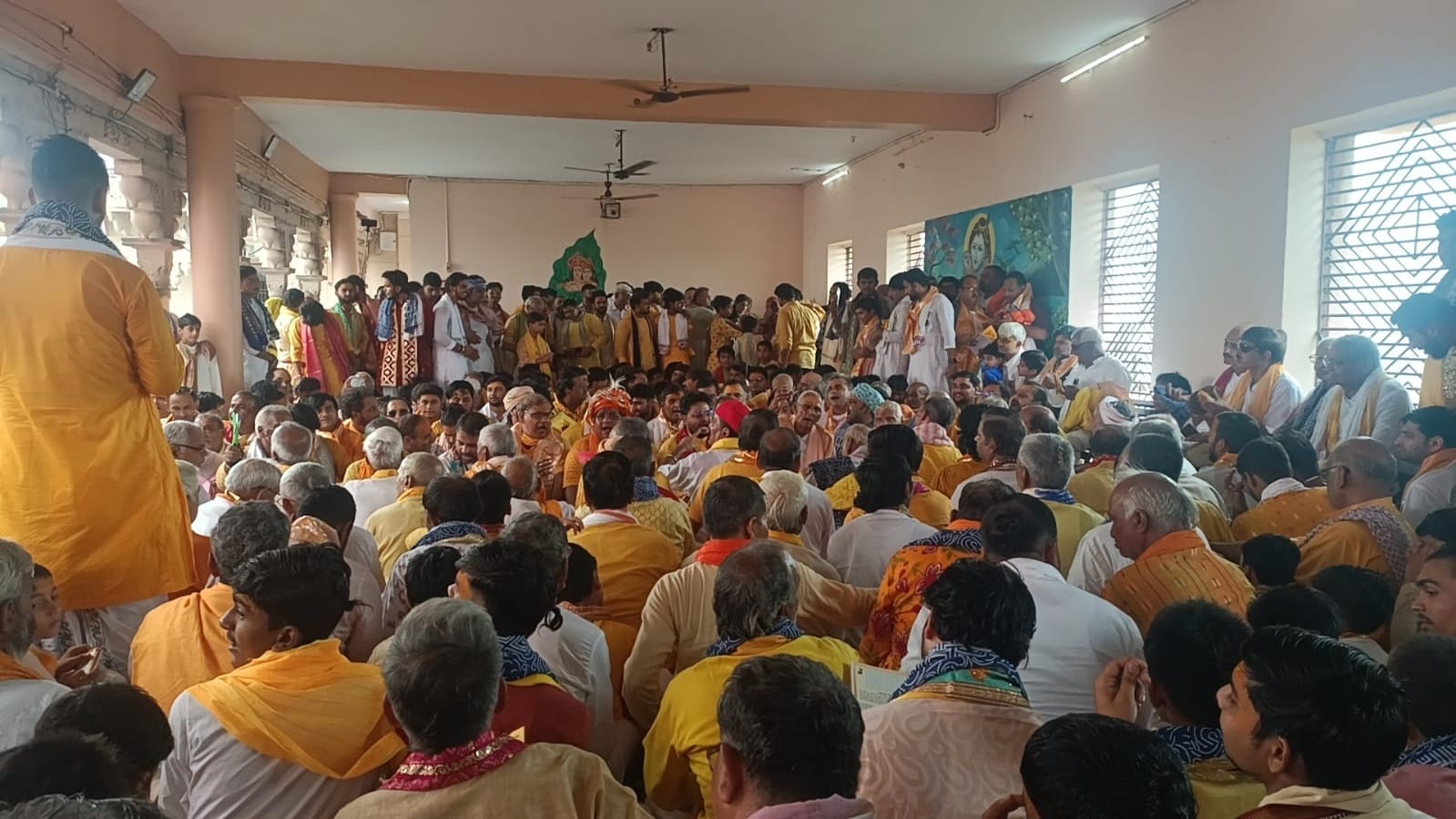 joy of Nandotsav pervades Nandgaon following Shri Krishna Janmashtami in  mathura