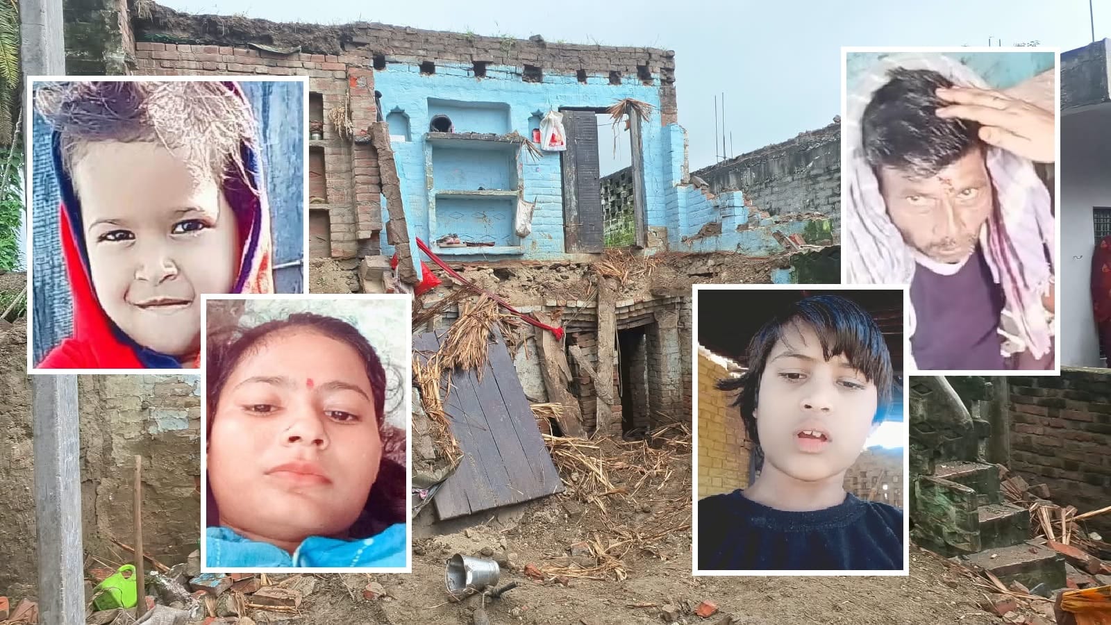 पिता और तीन बेटियों की मौत; एक गंभीर
