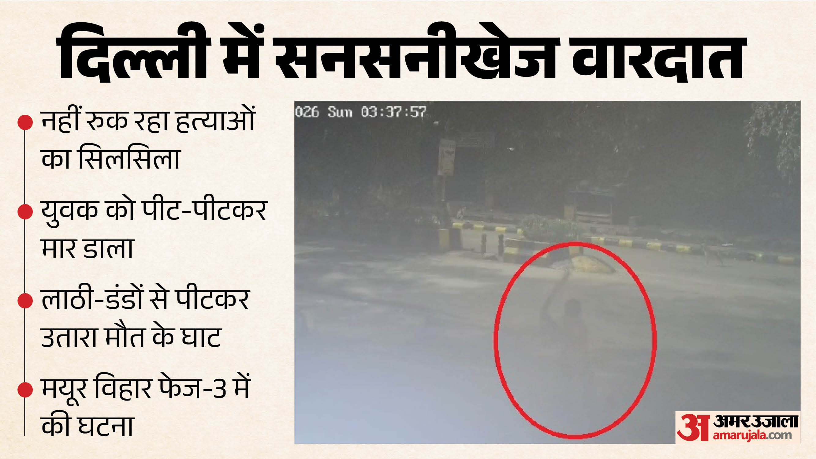 सीसीटीवी में कैद हत्या की वारदात