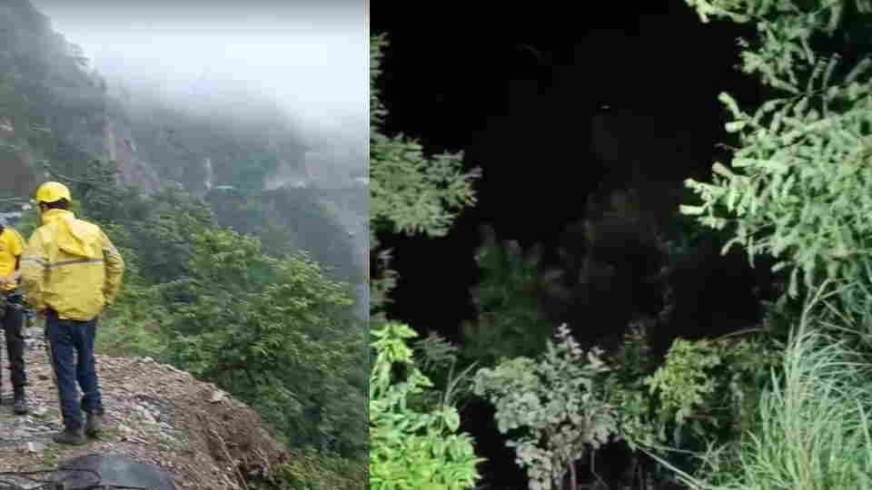 देवप्रयाग में कार खाई में गिरी