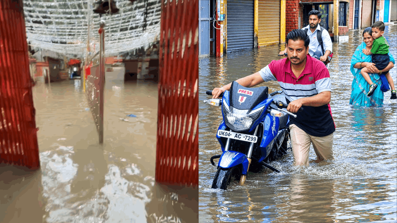 weather today update Rainfall in Bareilly has broken records 381-1 mm of rain in 24 hours photos