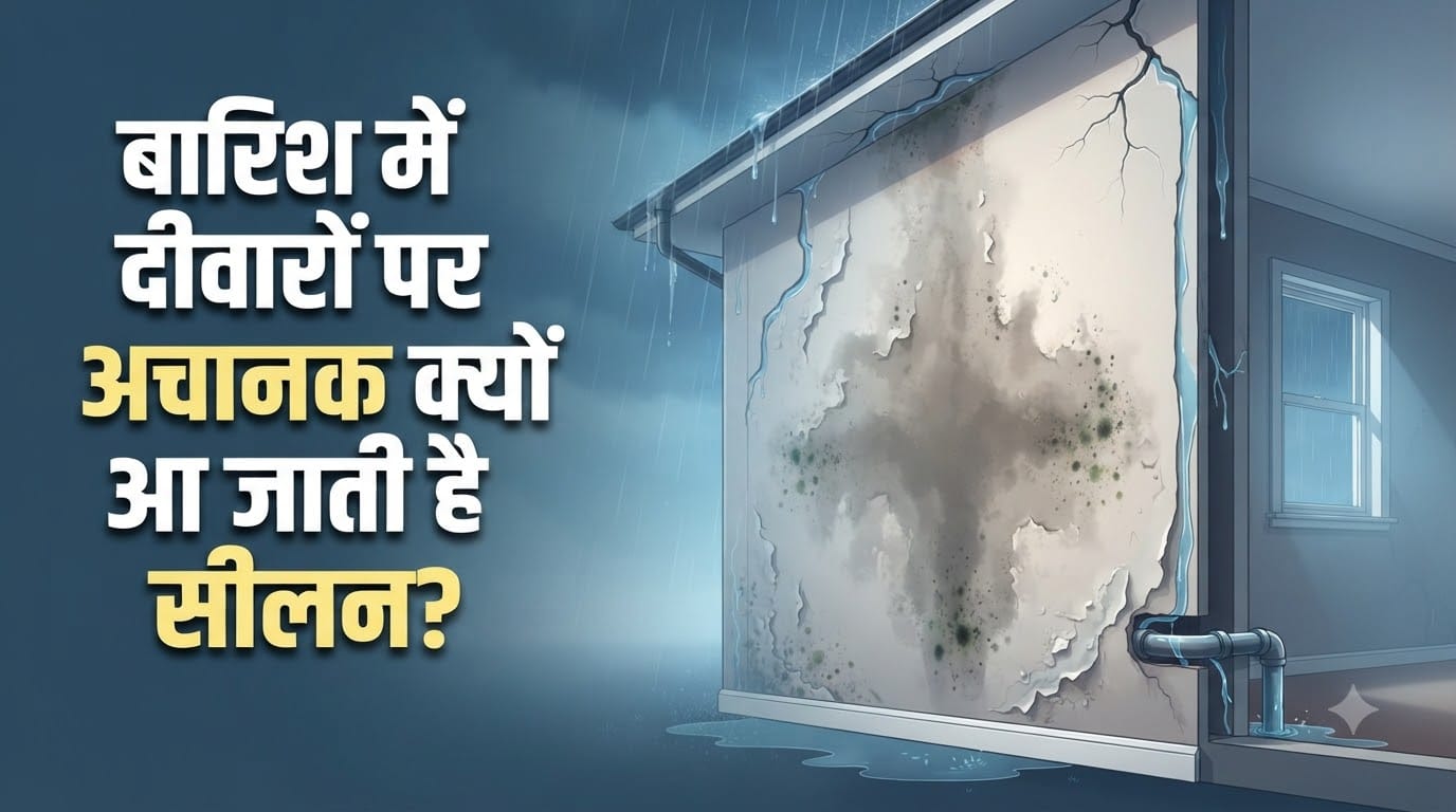 बारिश में दीवारों पर अचानक क्यों आ जाती है सीलन?
