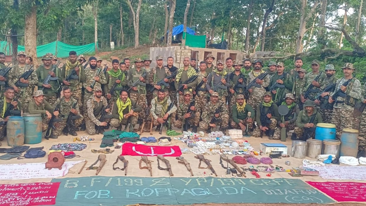 Bijapur Naxal Dump Seized CRPF Recovers 14 Arms Dumps and 99 Lethal Items in Major Anti-Naxal Operation