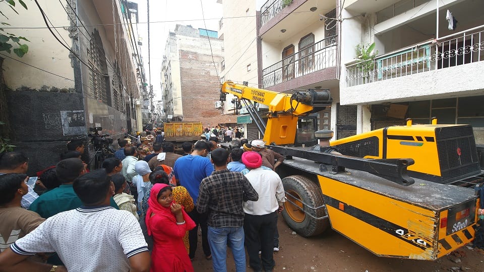 satya niketan building collapse safety illegal construction across india