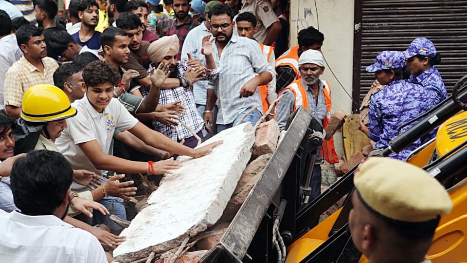 Delhi Building Collapse How a PG Started in a Vacant Building Safety Violation