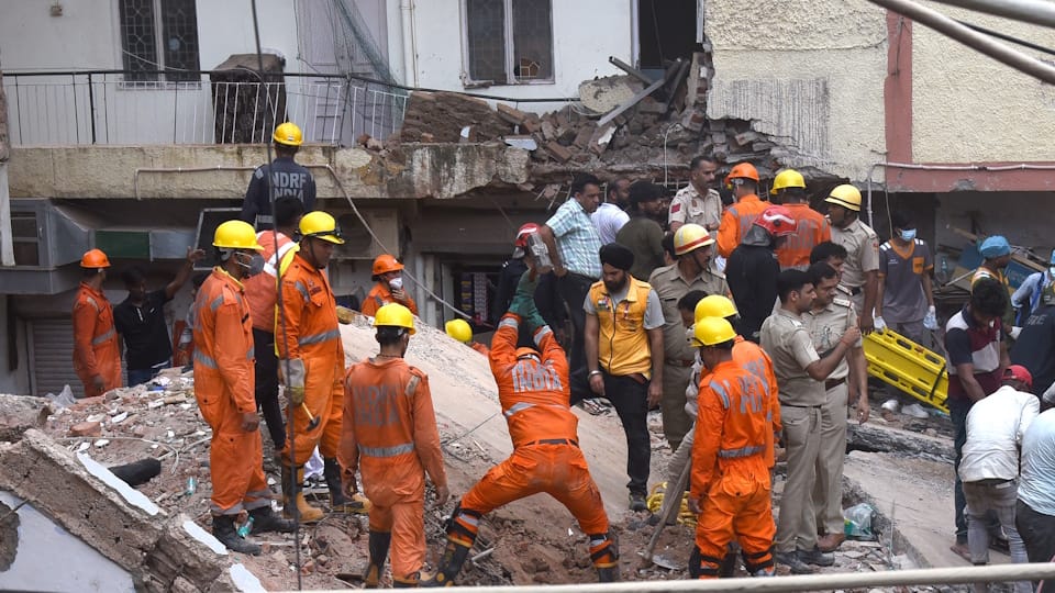 Delhi PG Building Collapse Removing Beam to Merge Two Shops Into Hall Led to Tragedy