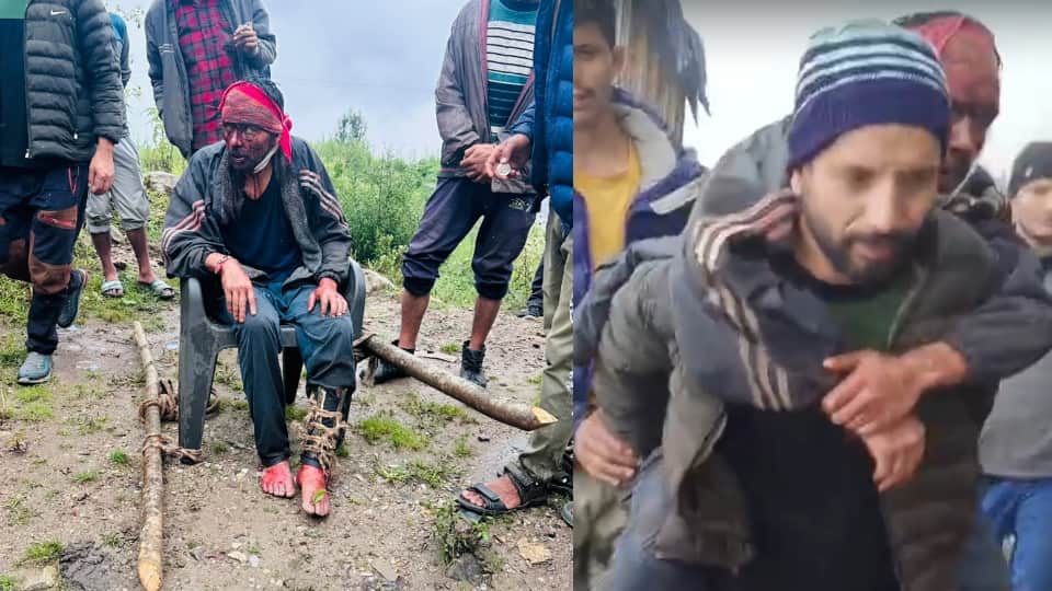 Chamoli News bear attacked villager while he was working in field in Kalgoth village