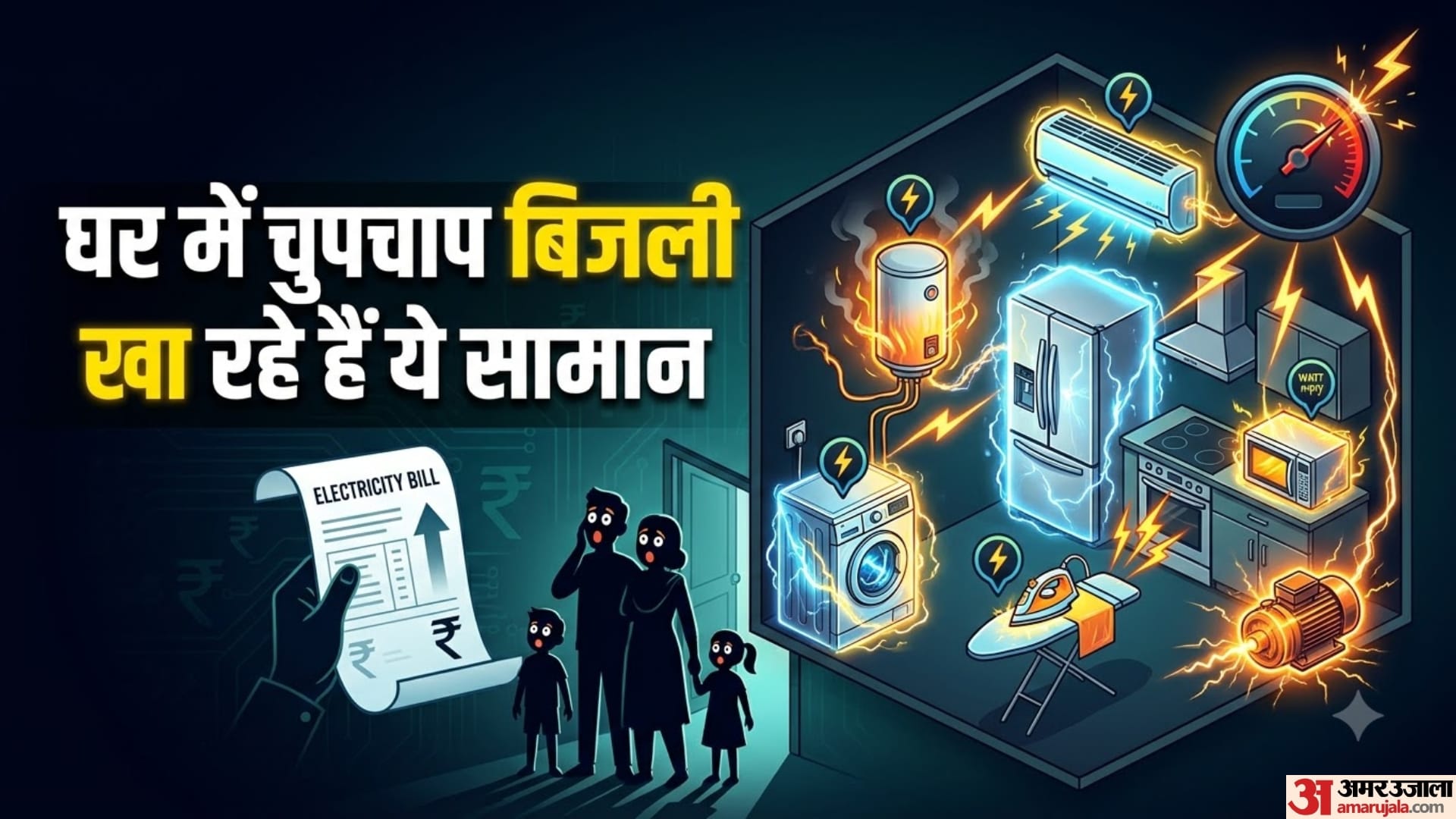 घर में चुपचाप बिजली खा रहे हैं ये सामान