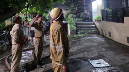 Fire Breaks Out in Home: People Trapped in Toxic Smoke; Three Rescued via Ladder