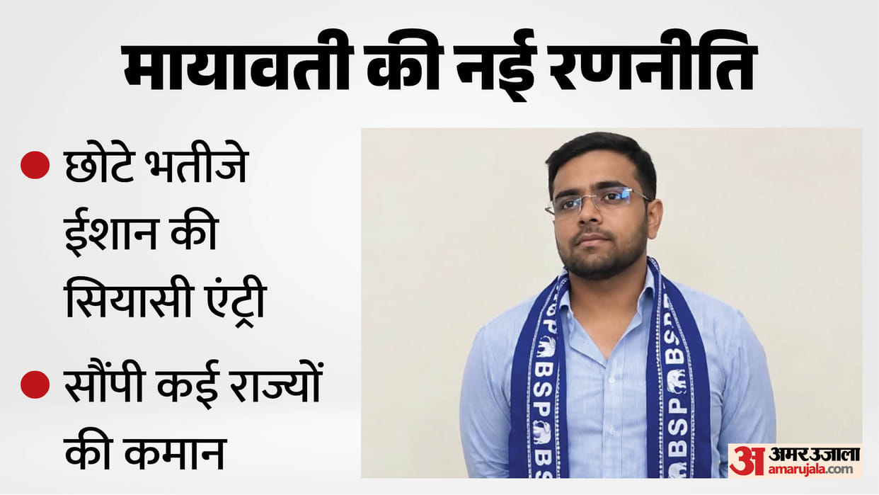 Mayawati assigns charge of several states to her younger nephew Ishan Anand