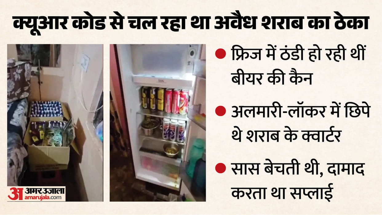 MP News Woman Busted Running Hi-Tech Illegal Liquor Shop via QR Code in Morena