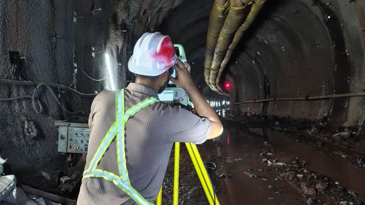 bhanupalli bilaspur beri rail line 6.7 km tunnel breakthrough january 2027