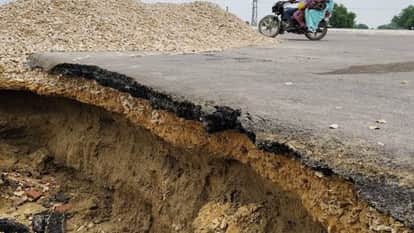 Ram Vangaman Path’ fails even before inauguration; 4400-crore road caves in at four spots within a 100-meter