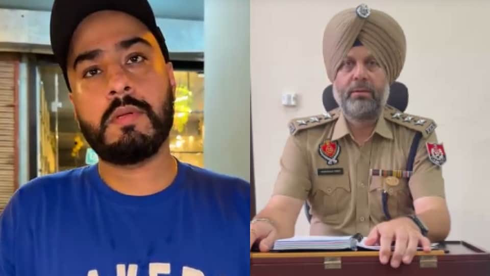 Questioning at Jalandhar restaurant while brandishing a weapon police have launched an investigation