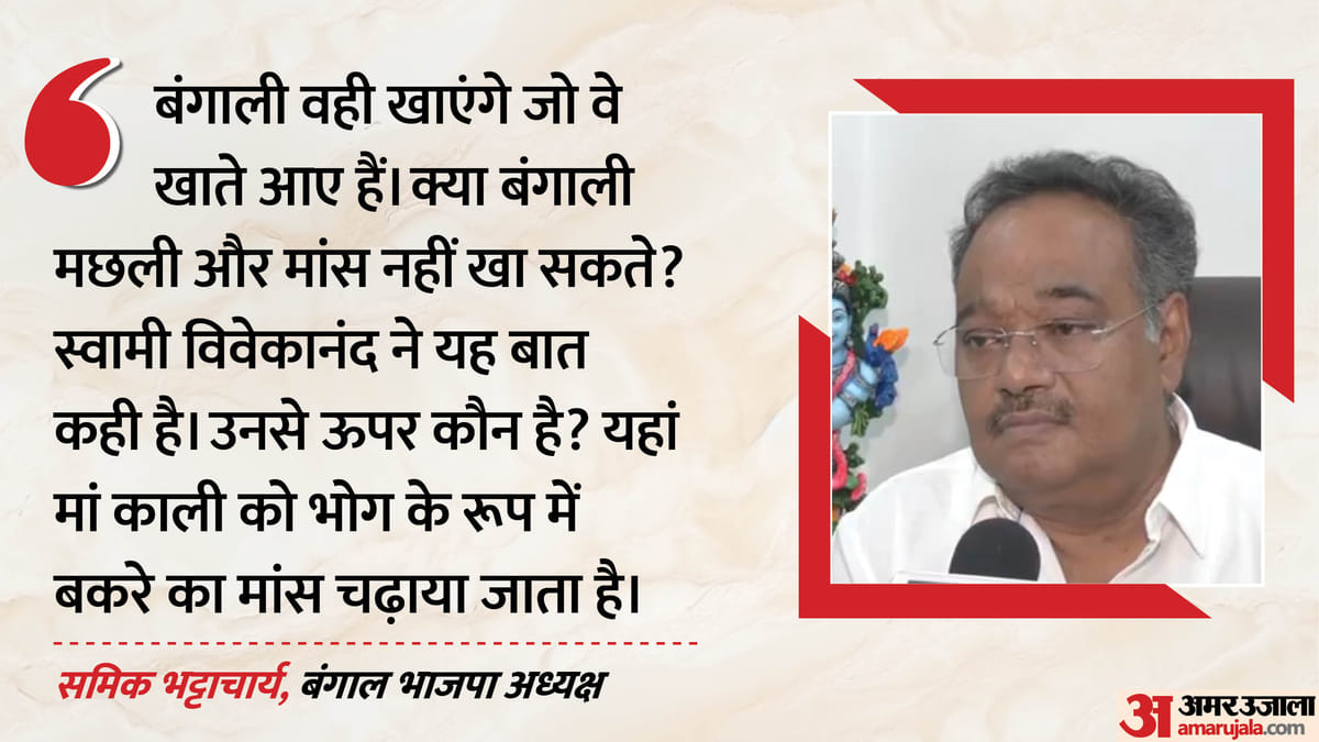 'बंगाली लोग जो चाहें, वो खाएंगे': बाबा बागेश्वर की मांस छोड़ने की अपील खारिज, समिक भट्टाचार्य ने और क्या कहा?