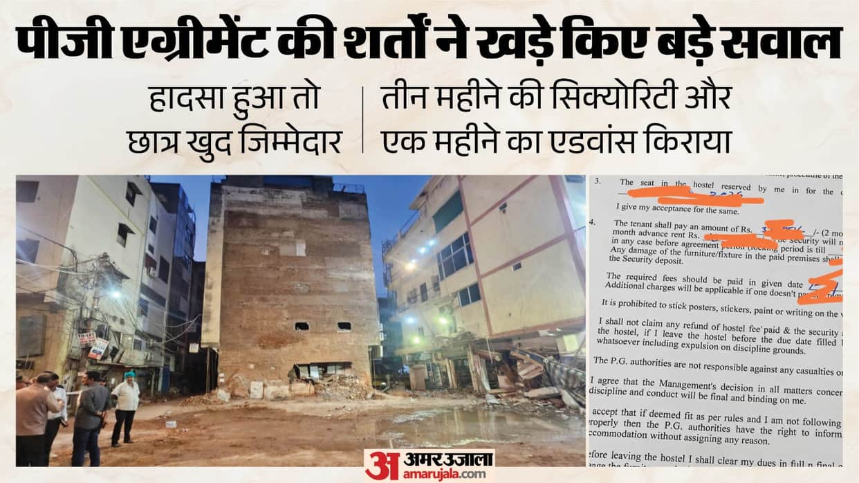 satya niketan PG incident hostel agreement stated students held personally responsible of accident
