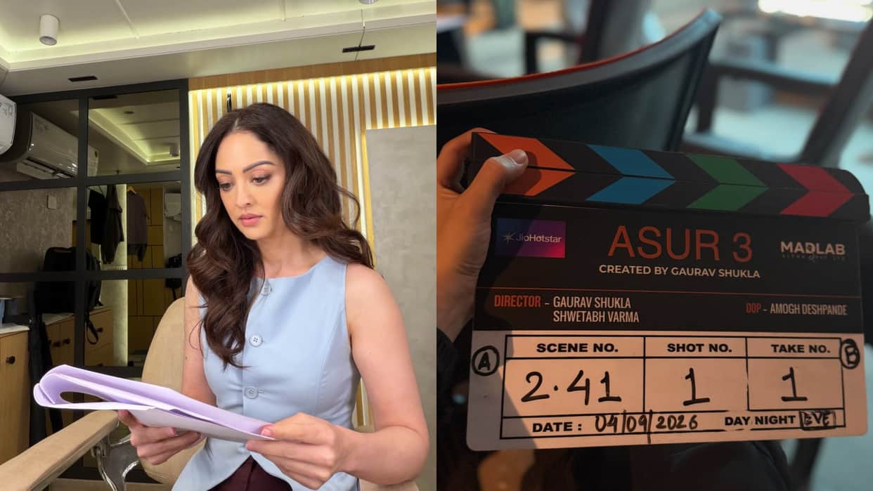 Arshad warsi popular web series asur 3 shooting started actress sandeepa dhar shared glimpse from set