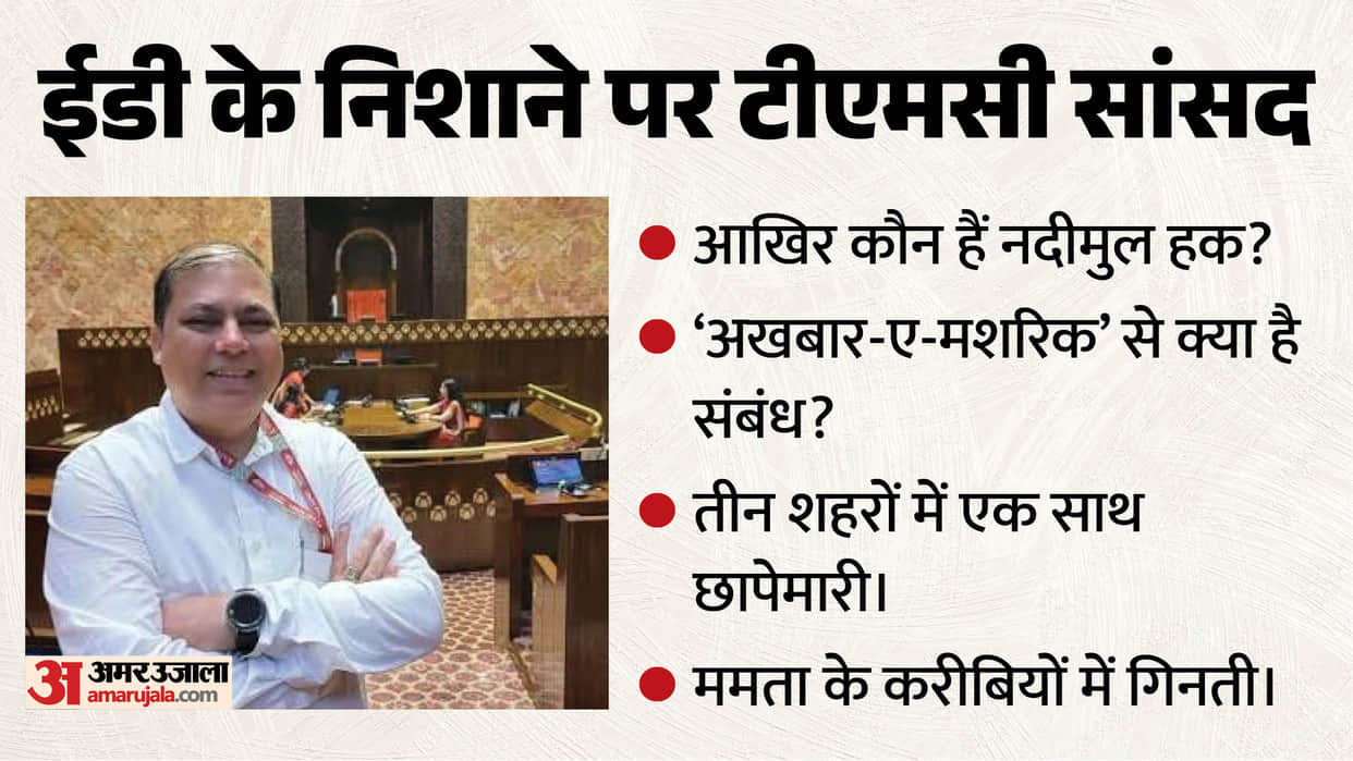 ED raids premises of TMC Rajya Sabha MP Nadeemul Haque allegations of funding under guise Urdu newspaper