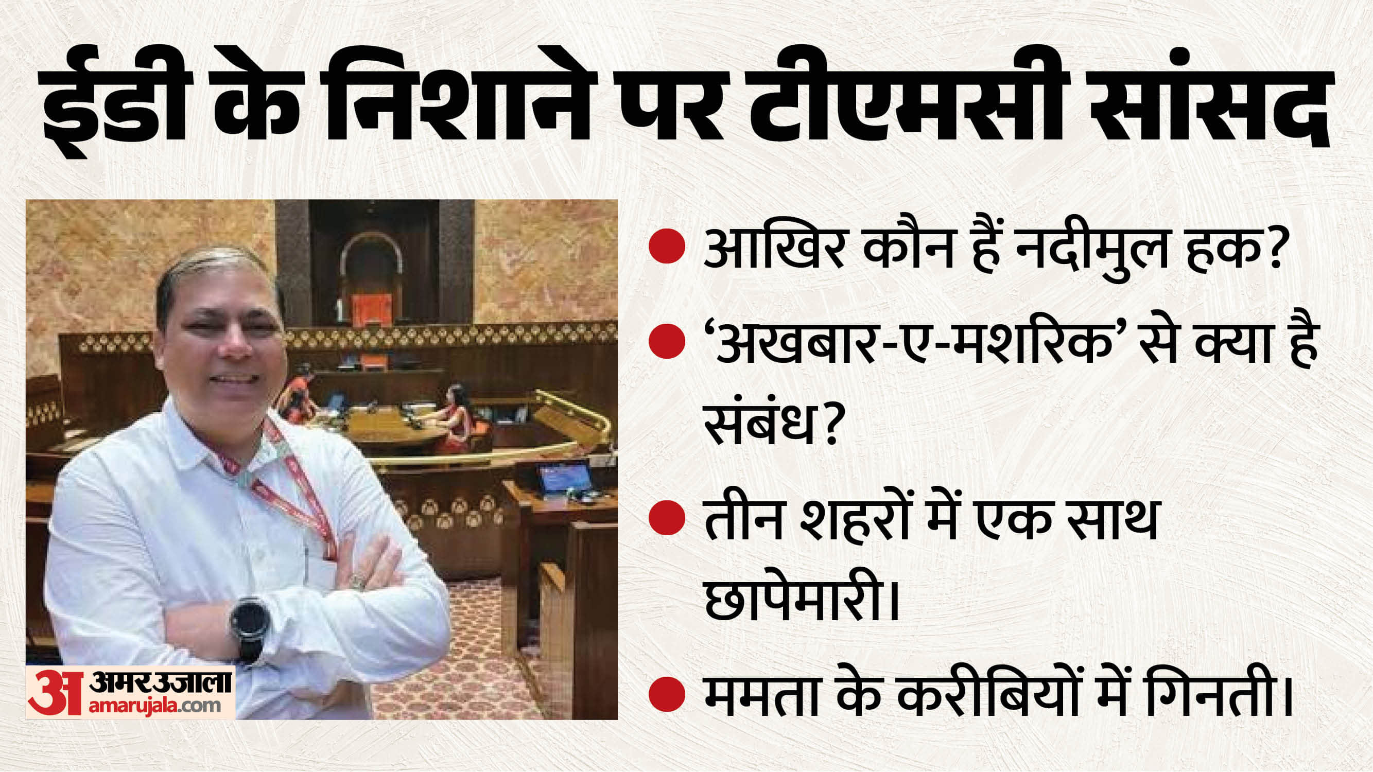 तृणमूल कांग्रेस के राज्यसभा सांसद नदीमुल हक