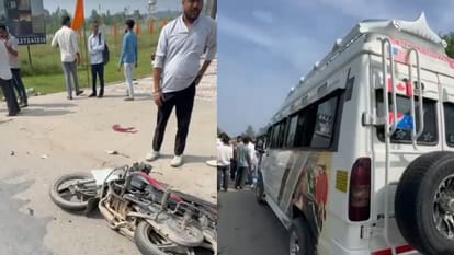 टेंपो की टक्कर से बाइक सवार दो युवकों की मौत