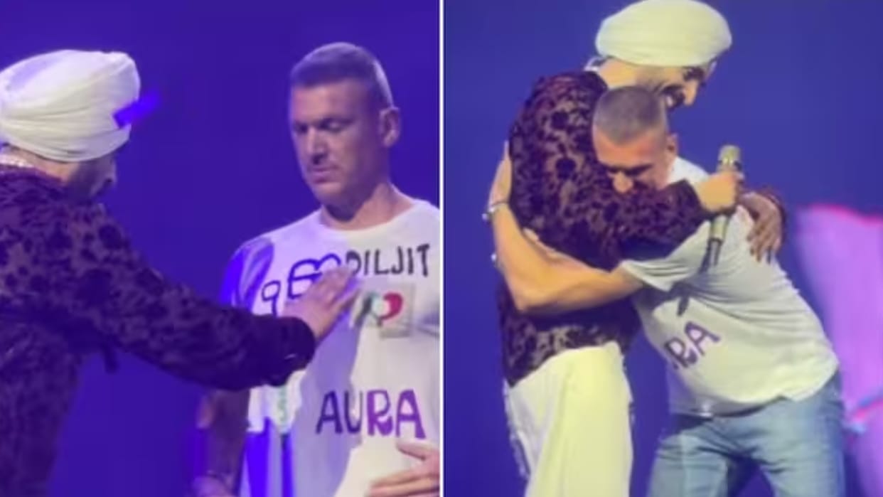diljit dosanjh gently corrected fan on stage during italy concert check viral video