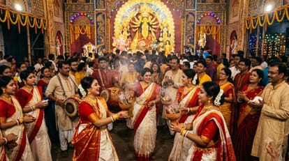 दुर्गा पूजा।