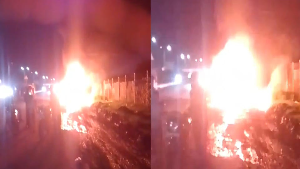 Kanpur: Moving e-rickshaw catches fire; goods, including turpentine and paint, reduced to ashes