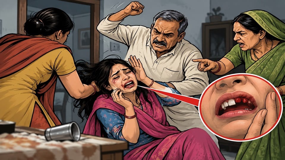 assault on married woman In Baraula Jafrabad