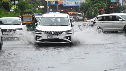 heavy rain in bareilly drains Choked and Roads Submerged in Bareilly