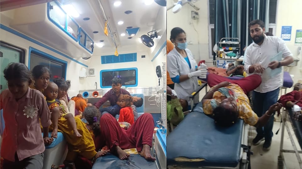 हादसे में घायल हुए श्रद्धालु